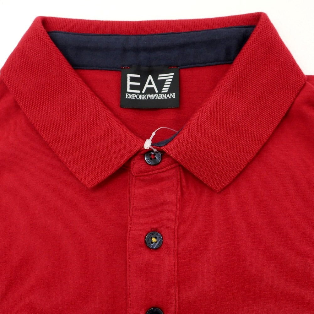 [Used] [Unused] Emporio Armani EMPORIO ARMANI Stretch Cotton Short Sleeve Polo Shirt Red [M] [Condition Rank S] [Men&