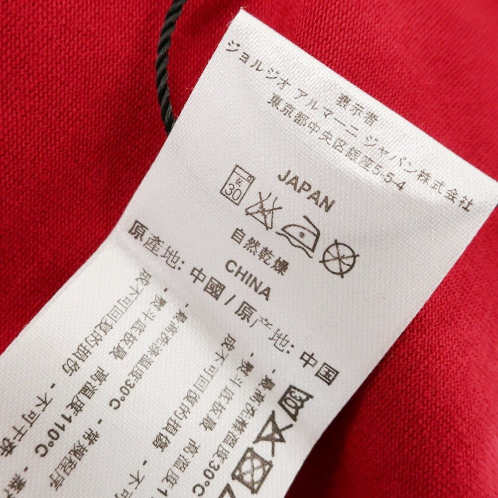 [Used] [Unused] Emporio Armani EMPORIO ARMANI Stretch Cotton Short Sleeve Polo Shirt Red [M] [Condition Rank S] [Men&