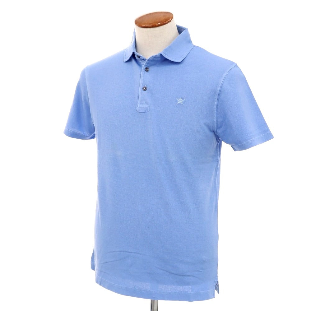[Used] Hackett London Cotton Pique Short Sleeve Polo Shirt Light Blue [M] [Condition Rank B] [Men&