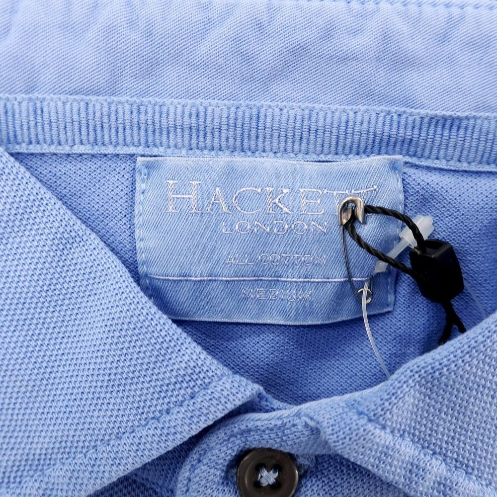 [Used] Hackett London Cotton Pique Short Sleeve Polo Shirt Light Blue [M] [Condition Rank B] [Men&