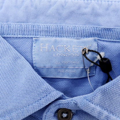 [Used] Hackett London Cotton Pique Short Sleeve Polo Shirt Light Blue [M] [Condition Rank B] [Men&