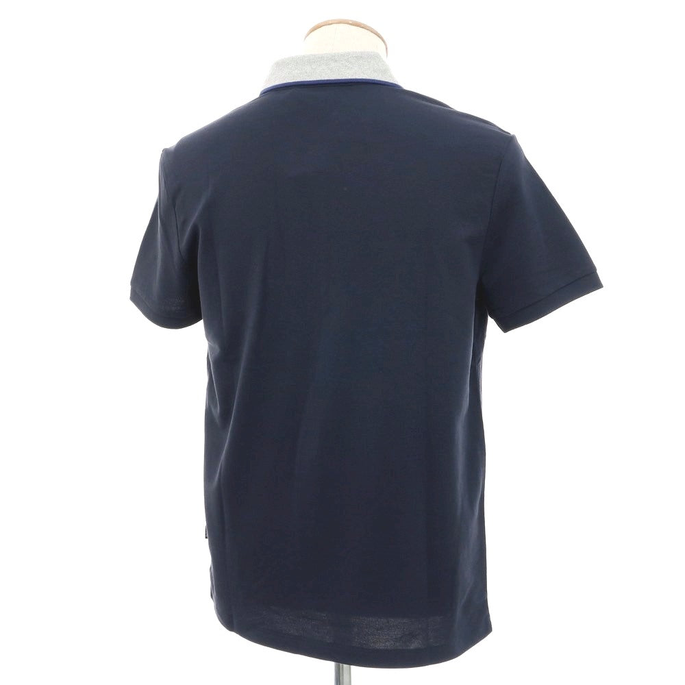 [Used] [Unused] HUGO BOSS Cotton Pique Short Sleeve Polo Shirt Grayish Navy [S] [Condition Rank S] [Men&