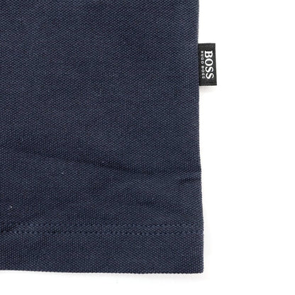 [Used] [Unused] HUGO BOSS Cotton Pique Short Sleeve Polo Shirt Grayish Navy [S] [Condition Rank S] [Men&