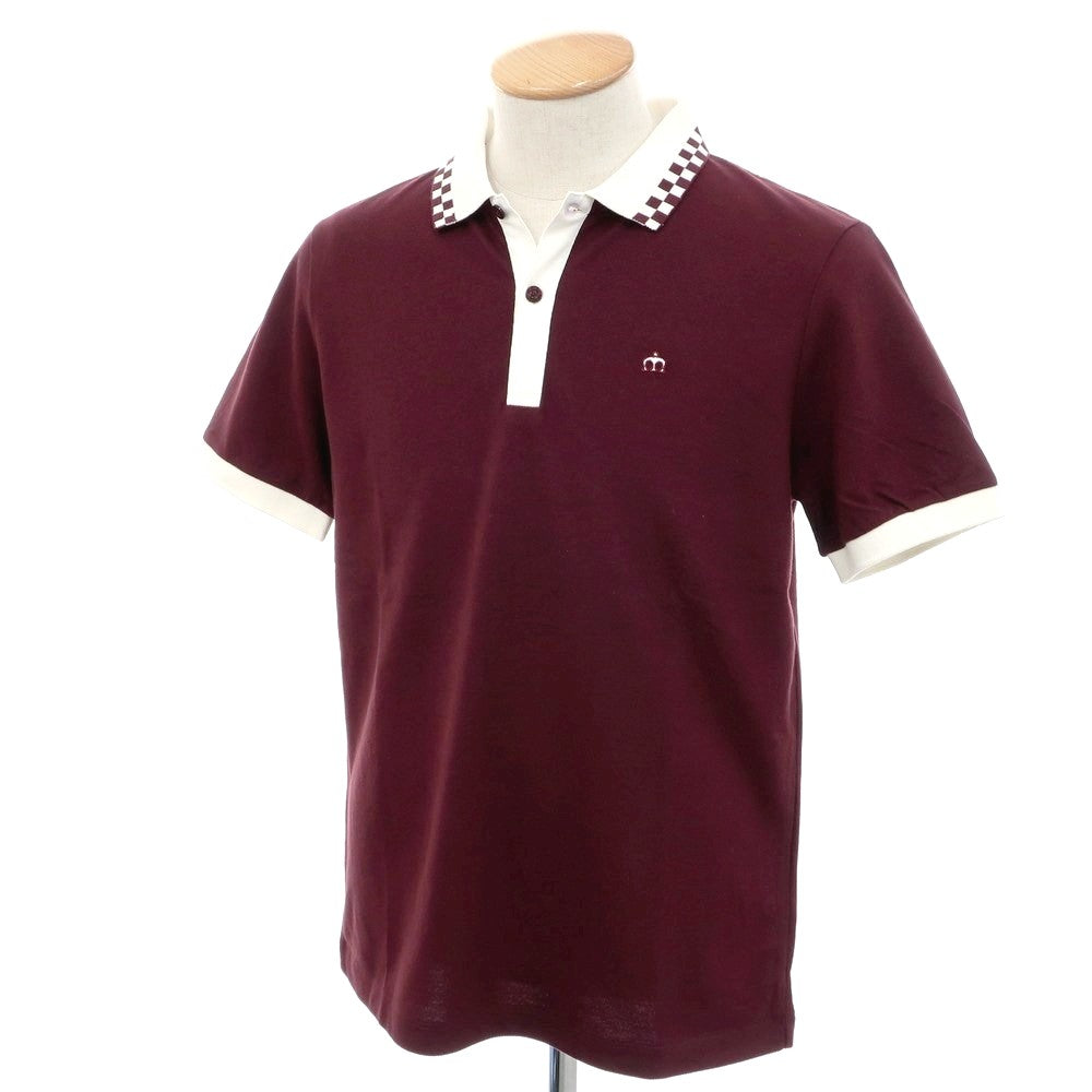 [Used] [Unused] Merc London Cotton Pique Short Sleeve Polo Shirt Wine [S] [Condition Rank S] [Men&