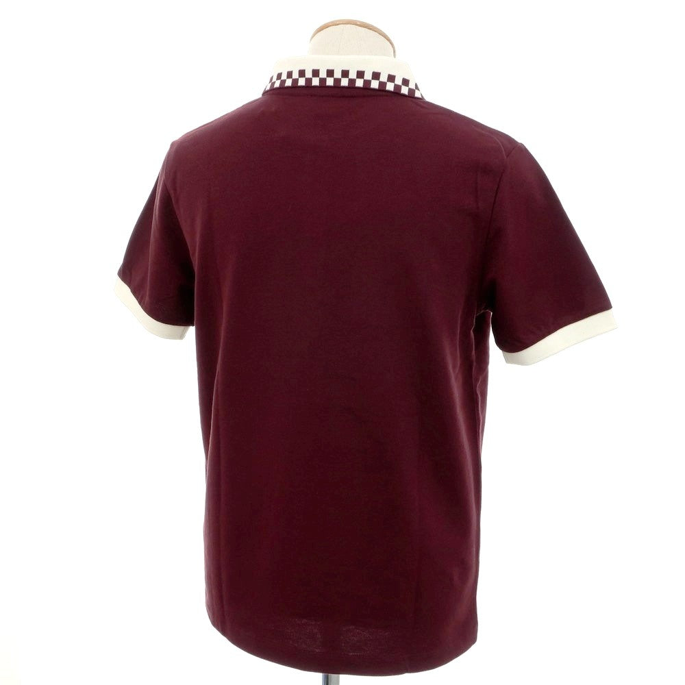 [Used] [Unused] Merc London Cotton Pique Short Sleeve Polo Shirt Wine [S] [Condition Rank S] [Men&