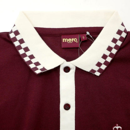 [Used] [Unused] Merc London Cotton Pique Short Sleeve Polo Shirt Wine [S] [Condition Rank S] [Men&