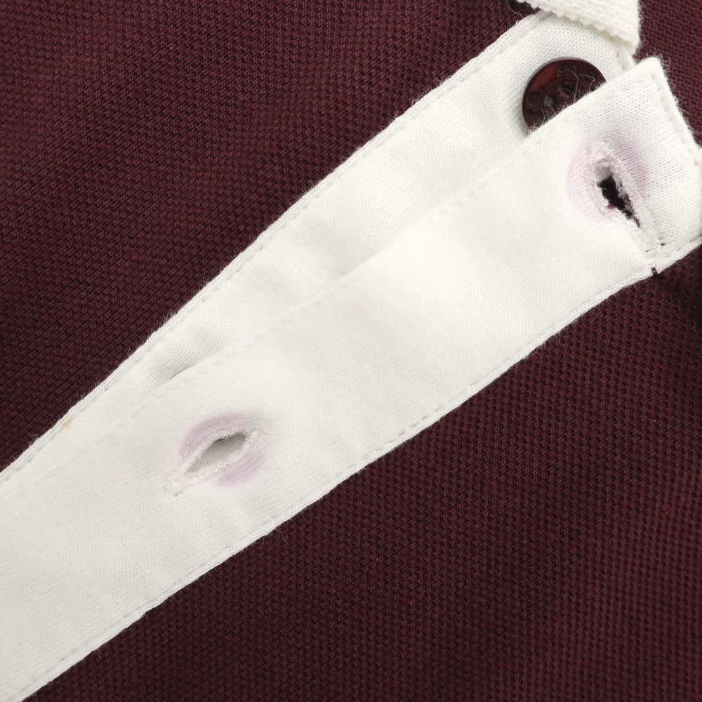 [Used] [Unused] Merc London Cotton Pique Short Sleeve Polo Shirt Wine [S] [Condition Rank S] [Men&