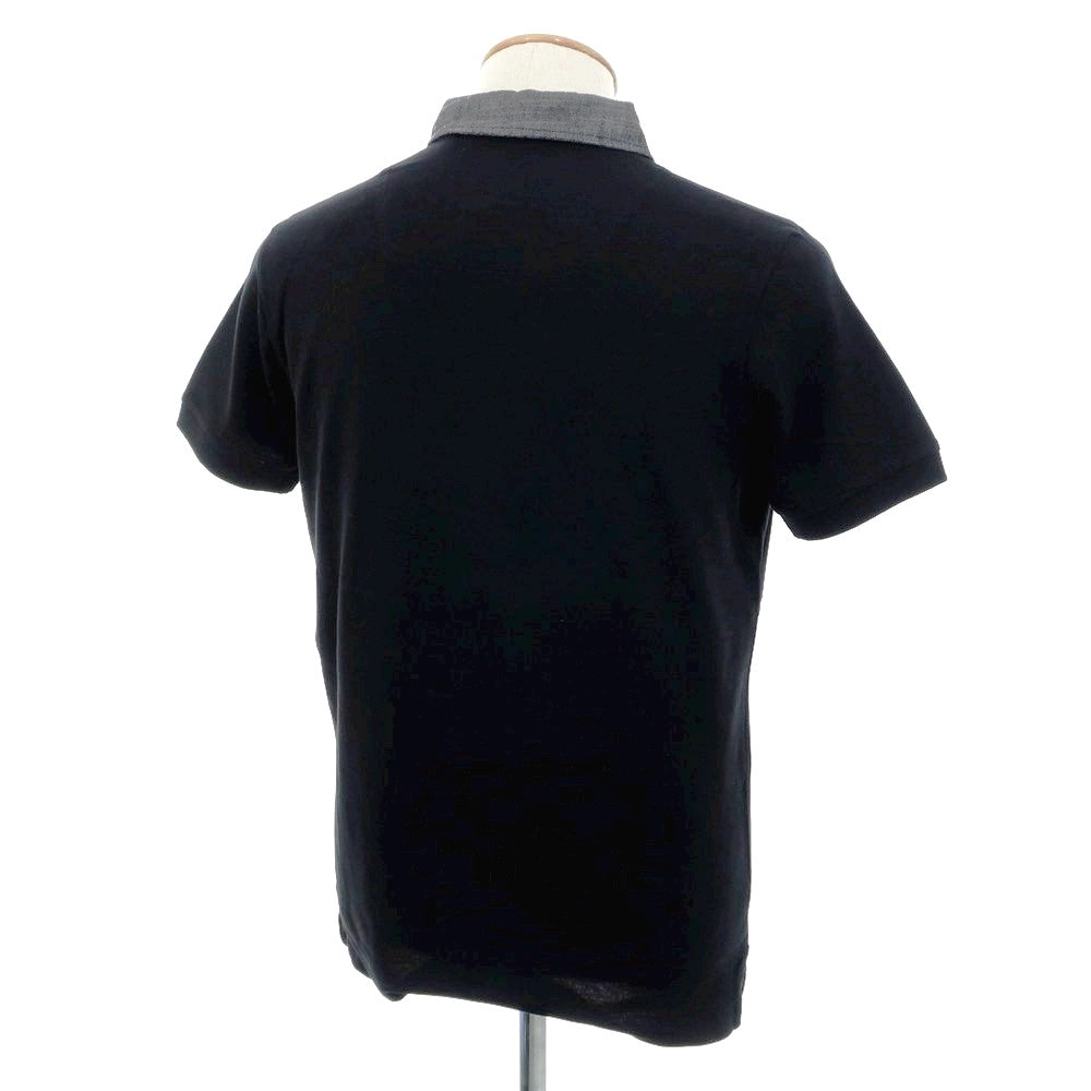 [Used] [Unused] Diesel Cotton Pique Short Sleeve Polo Shirt Black [S] [Condition Rank S] [Men&
