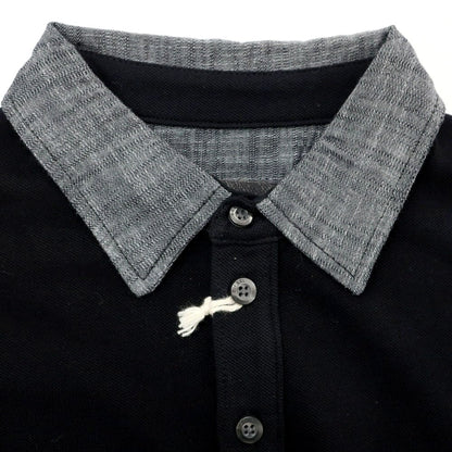 [Used] [Unused] Diesel Cotton Pique Short Sleeve Polo Shirt Black [S] [Condition Rank S] [Men&