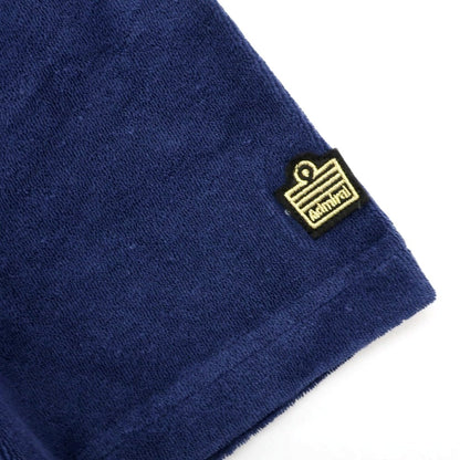 [Used] [Unused] Admiral Cotton Polyester Pile Short Sleeve Polo Shirt Navy [L] [Condition Rank S] [Men&