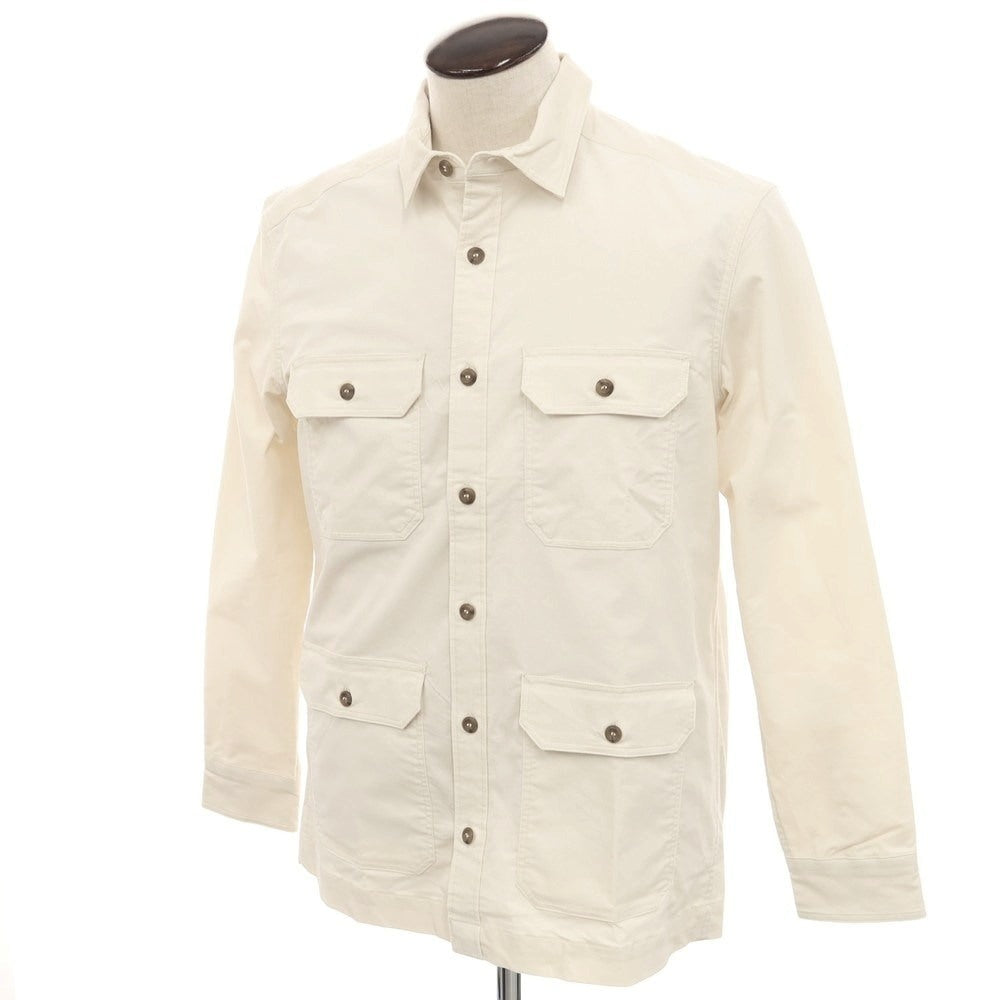[Used] [Unused] Banana Republic Stretch Cotton Casual Shirt Off White [L] [Condition Rank S] [Men&