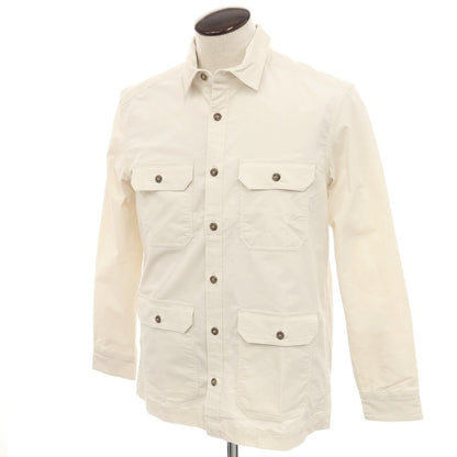 [Used] [Unused] Banana Republic Stretch Cotton Casual Shirt Off White [L] [Condition Rank S] [Men&