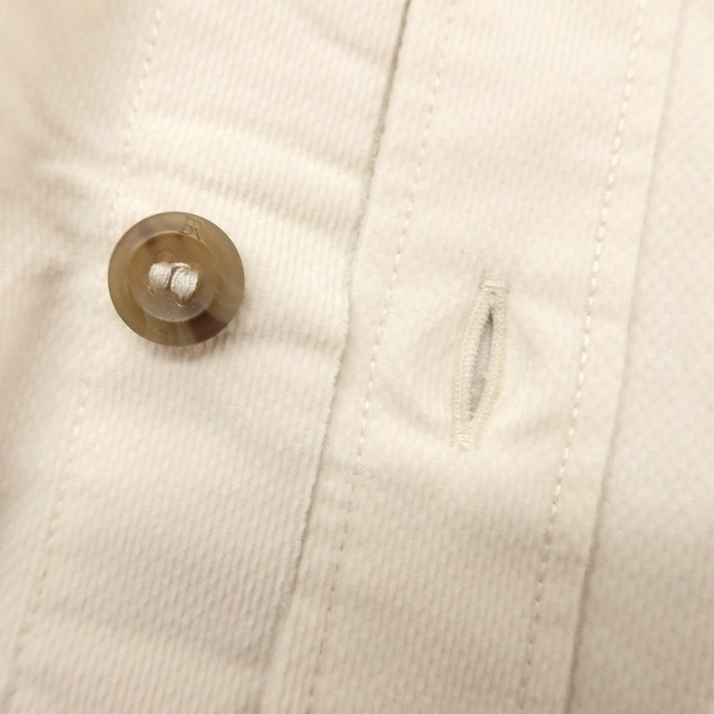 [Used] [Unused] Banana Republic Stretch Cotton Casual Shirt Off White [L] [Condition Rank S] [Men&