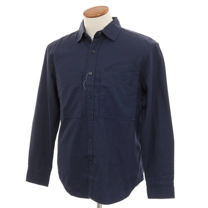 [Used] [Unused] Banana Republic Cotton Lyocell Casual Shirt Navy [M] [Condition Rank S] [Men&