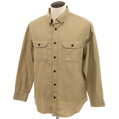 [Used] [Unused] Banana Republic Linen Cotton Button-down Casual Shirt Beige [L] [Condition Rank S] [Men&
