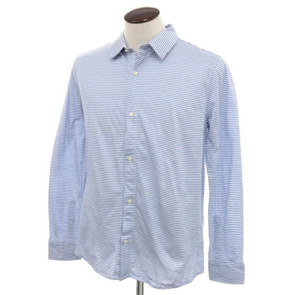 [Used] [Unused] Banana Republic Cotton Border Casual Shirt Blue x White [L] [Condition Rank S] [Men&