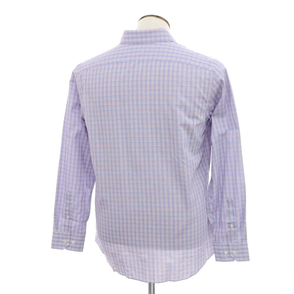 [Used] [Unused] Banana Republic Cotton Check Regular Collar Casual Shirt Blue x Red [L] [Condition Rank S] [Men&
