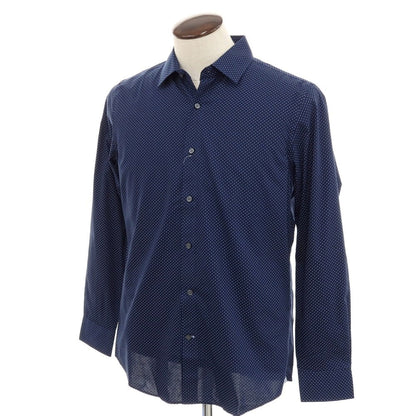 [Used] [Unused] Banana Republic Cotton Regular Collar Casual Shirt Navy [L] [Condition Rank S] [Men&