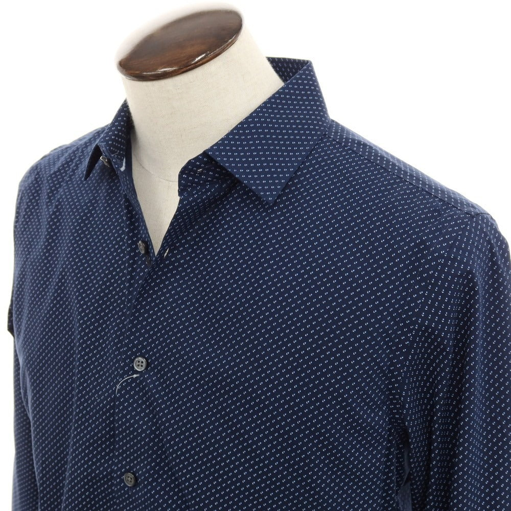 [Used] [Unused] Banana Republic Cotton Regular Collar Casual Shirt Navy [L] [Condition Rank S] [Men&