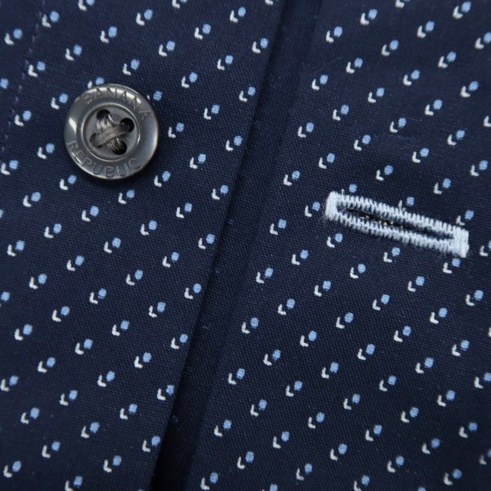 [Used] [Unused] Banana Republic Cotton Regular Collar Casual Shirt Navy [L] [Condition Rank S] [Men&