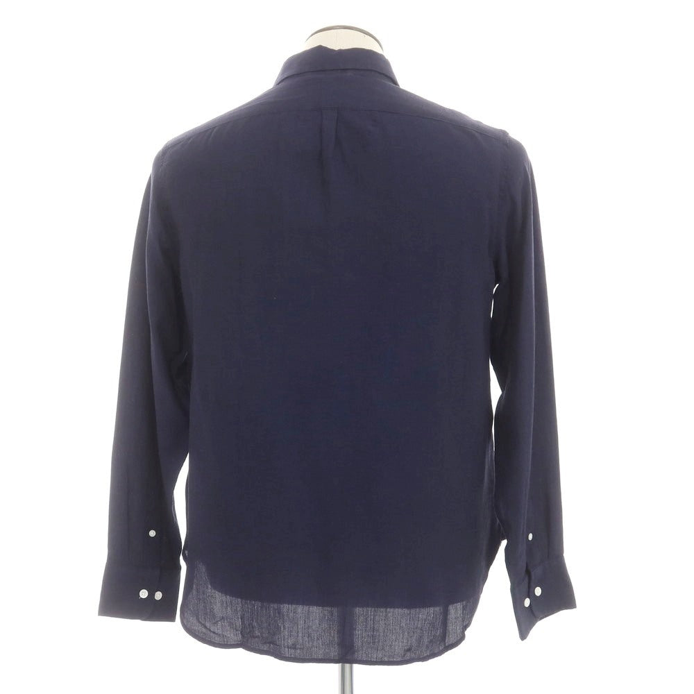 [Used] [Unused] Banana Republic Cotton Casual Shirt Navy [L] [Condition Rank S] [Men&