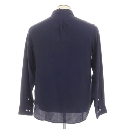 [Used] [Unused] Banana Republic Cotton Casual Shirt Navy [L] [Condition Rank S] [Men&