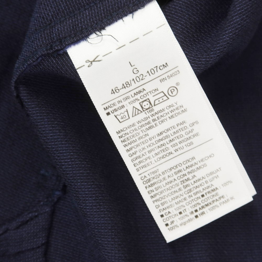 [Used] [Unused] Banana Republic Cotton Casual Shirt Navy [L] [Condition Rank S] [Men&