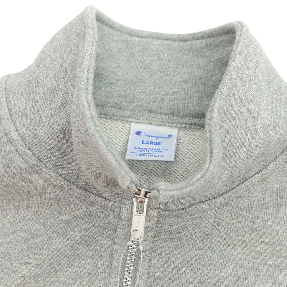 【中古】チャンピオン Champion BEAMS別注 2025年春夏コットンポリエステル ジップアップ ブルゾン グレー【 L 】【 状態ランクB 】【 メンズ 】[EPD]