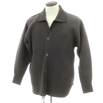 [Used] Homme Plissé Issey Miyake Spring/Summer 2025 Pleated Polyester Blouson Grey [No description (L size)] [Condition Rank A] [Men&