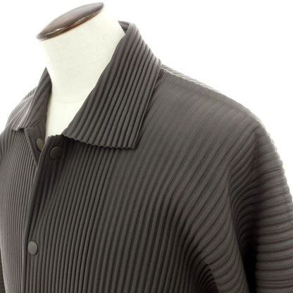 [Used] Homme Plissé Issey Miyake Spring/Summer 2025 Pleated Polyester Blouson Grey [No description (L size)] [Condition Rank A] [Men&