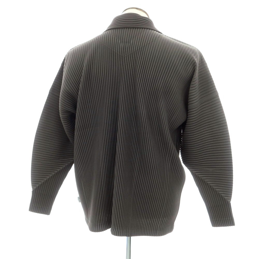 [Used] Homme Plissé Issey Miyake Spring/Summer 2025 Pleated Polyester Blouson Grey [No description (L size)] [Condition Rank A] [Men&