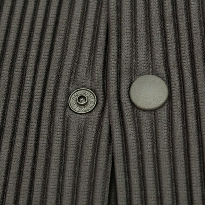 [Used] Homme Plissé Issey Miyake Spring/Summer 2025 Pleated Polyester Blouson Grey [No description (L size)] [Condition Rank A] [Men&