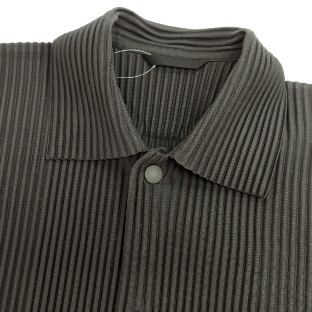 [Used] Homme Plissé Issey Miyake Spring/Summer 2025 Pleated Polyester Blouson Grey [No description (L size)] [Condition Rank A] [Men&
