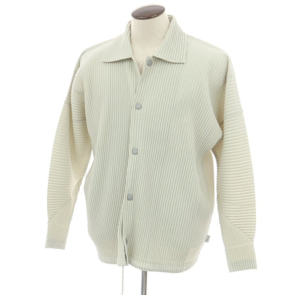 [Used] Homme Plissé Issey Miyake Spring/Summer 2025 Pleated Polyester Blouson Frosty Gray [No description (L size)] [Condition Rank B] [Men&