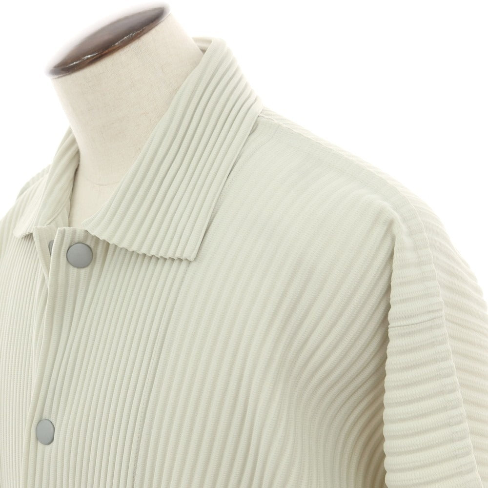 [Used] Homme Plissé Issey Miyake Spring/Summer 2025 Pleated Polyester Blouson Frosty Gray [No description (L size)] [Condition Rank B] [Men&