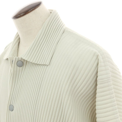[Used] Homme Plissé Issey Miyake Spring/Summer 2025 Pleated Polyester Blouson Frosty Gray [No description (L size)] [Condition Rank B] [Men&