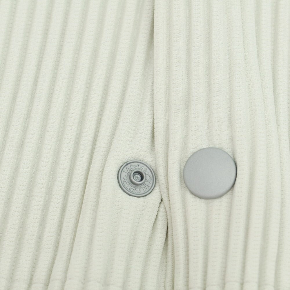 [Used] Homme Plissé Issey Miyake Spring/Summer 2025 Pleated Polyester Blouson Frosty Gray [No description (L size)] [Condition Rank B] [Men&