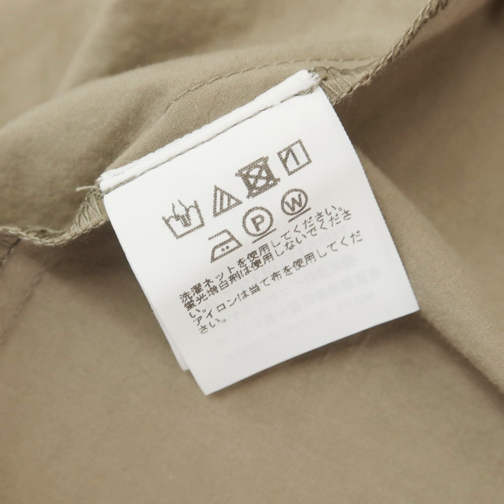 [Used] Homme Plisse Issey Miyake HOMME PLISSE ISSEY MIYAKE Spring/Summer 2025 Cotton Mao Collar Short Sleeve Shirt Dark Greige [3] [Condition Rank A] [Men&