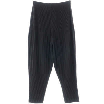[Used] Homme Plisse Issey Miyake Polyester Pleated Easy Pants Black [1] [Condition Rank A] [Men&