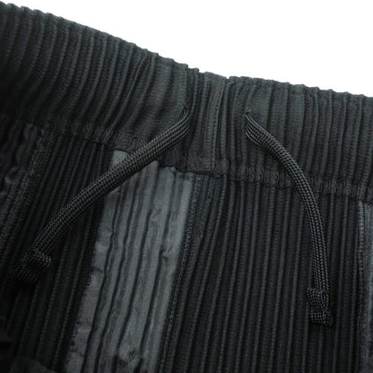 [Used] Homme Plisse Issey Miyake Polyester Pleated Easy Pants Black [1] [Condition Rank A] [Men&