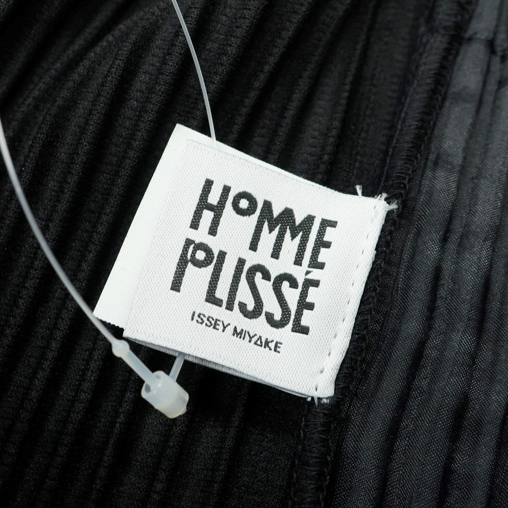 [Used] Homme Plisse Issey Miyake Polyester Pleated Easy Pants Black [1] [Condition Rank A] [Men&