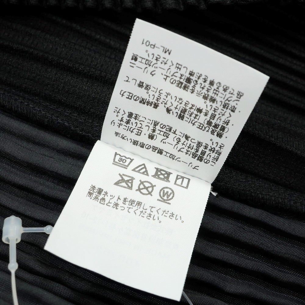 [Used] Homme Plisse Issey Miyake Polyester Pleated Easy Pants Black [1] [Condition Rank A] [Men&