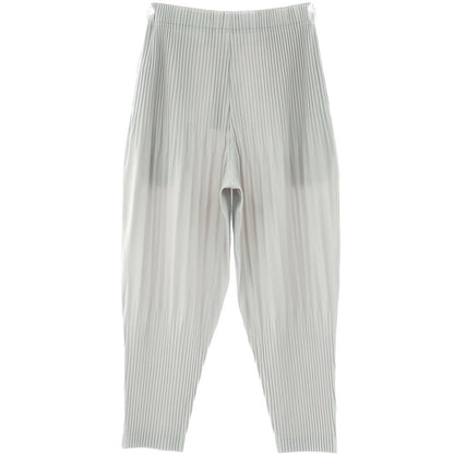 [Used] Homme Plissé Issey Miyake Polyester Pleated Easy Pants Light Gray [1] [Condition Rank A] [Men&