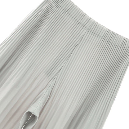 [Used] Homme Plissé Issey Miyake Polyester Pleated Easy Pants Light Gray [1] [Condition Rank A] [Men&