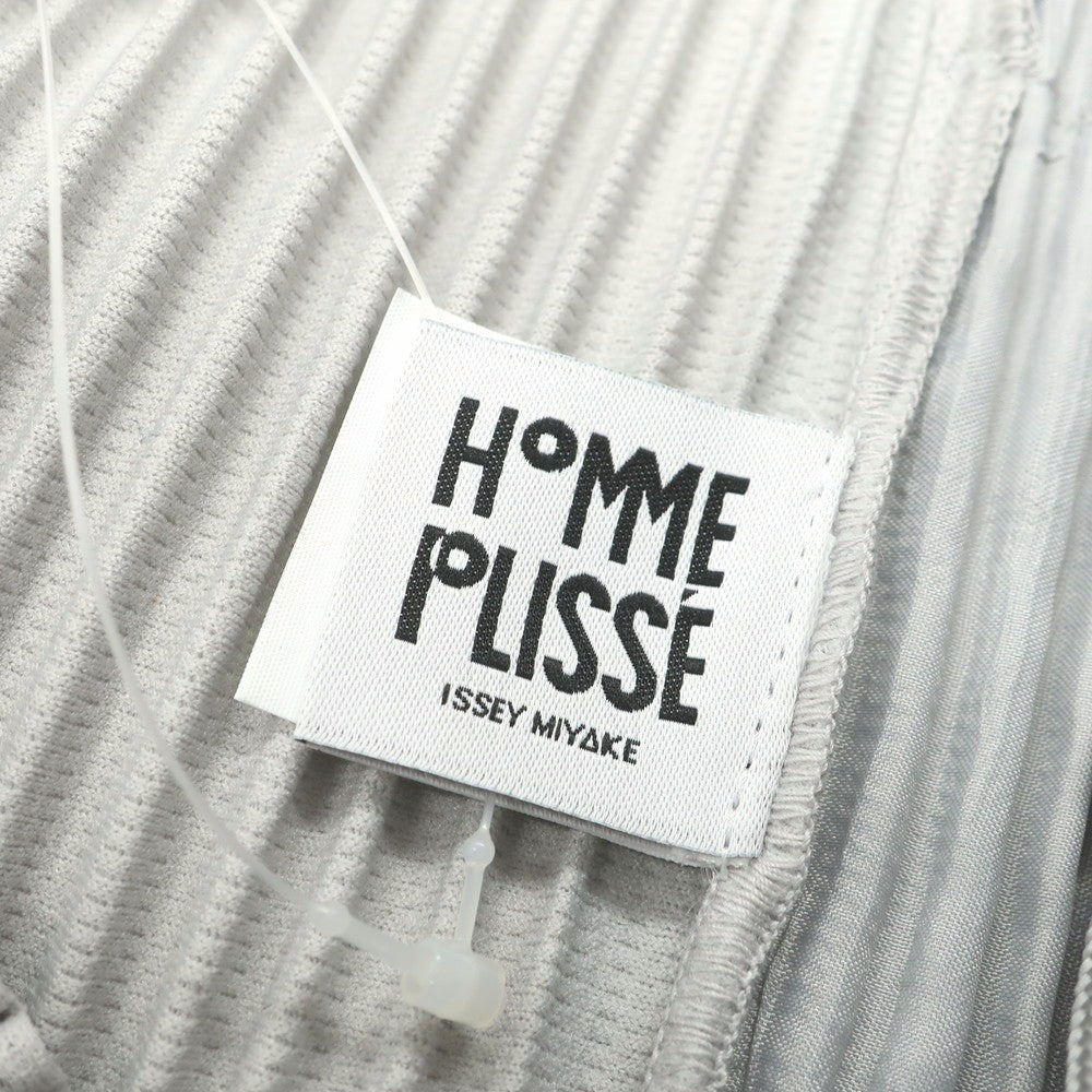 【中古】オム プリッセ イッセイミヤケ HOMME PLISSE ISSEY MIYAKE ポリエステル プリーツ イージーパンツ ライトグレー【 1 】【 状態ランクA 】【 メンズ 】[DPD]