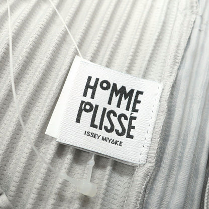 [Used] Homme Plissé Issey Miyake Polyester Pleated Easy Pants Light Gray [1] [Condition Rank A] [Men&