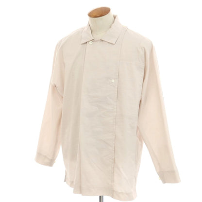 [Used] Homme Plisse Issey Miyake HOMME PLISSE ISSEY MIYAKE Spring/Summer 2025 Cotton Nylon Casual Shirt Pink Beige x White [2] [Condition Rank A] [Men&