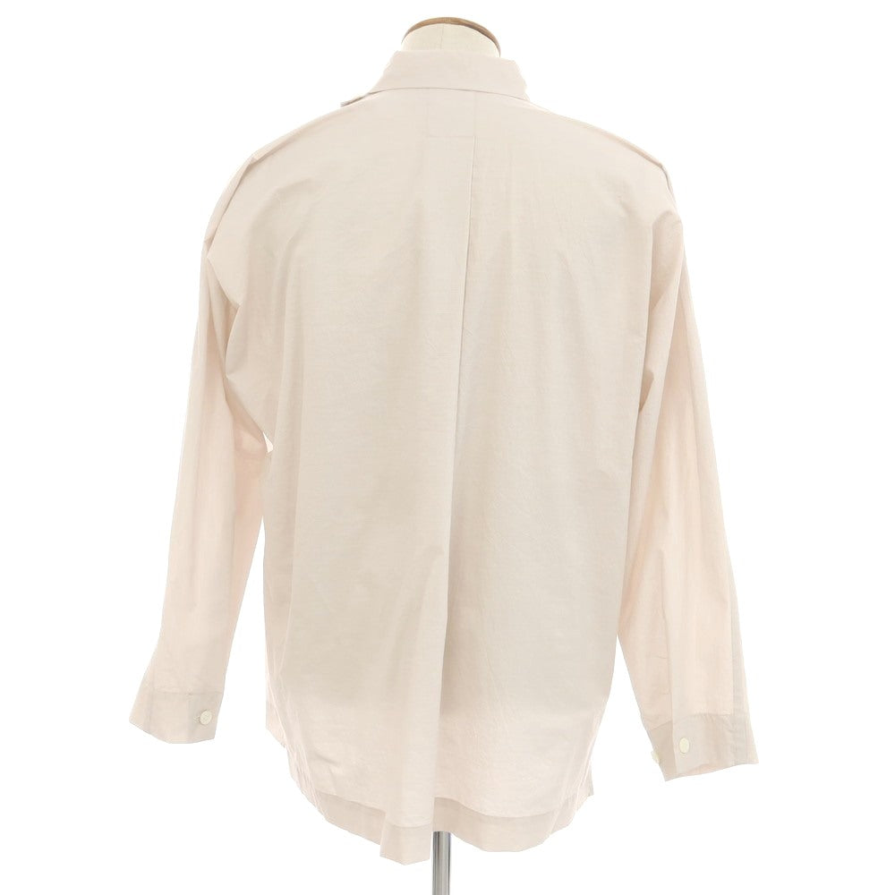 [Used] Homme Plisse Issey Miyake HOMME PLISSE ISSEY MIYAKE Spring/Summer 2025 Cotton Nylon Casual Shirt Pink Beige x White [2] [Condition Rank A] [Men&