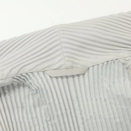 [Used] Homme Plisse Issey Miyake Pleated Casual Jacket Light Gray [3] [Condition Rank A] [Men&