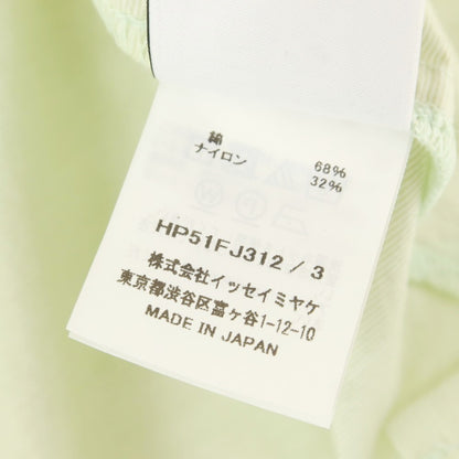[Used] Homme Plisse Issey Miyake HOMME PLISSE ISSEY MIYAKE Spring/Summer 2025 Cotton Nylon Casual Shirt Light Green [3] [Condition Rank A] [Men&